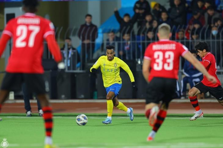 من مباراة النصر واستقلول